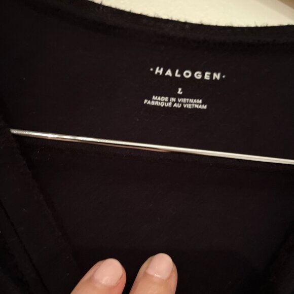 Asymmetrical Halogen Black Top‎ Size Large - Picture 5 of 11